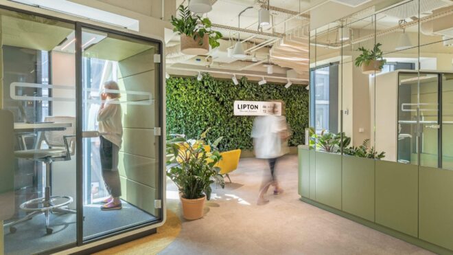 An office that supports creativity and well-being – Lipton Teas and Infusions